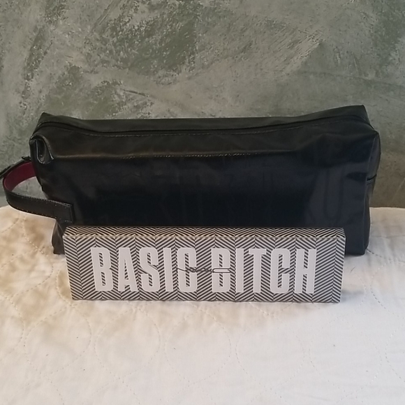MAC Cosmetics Other - MAC Large Cosmetic Bag & Basic Bitch Eyeshadow
